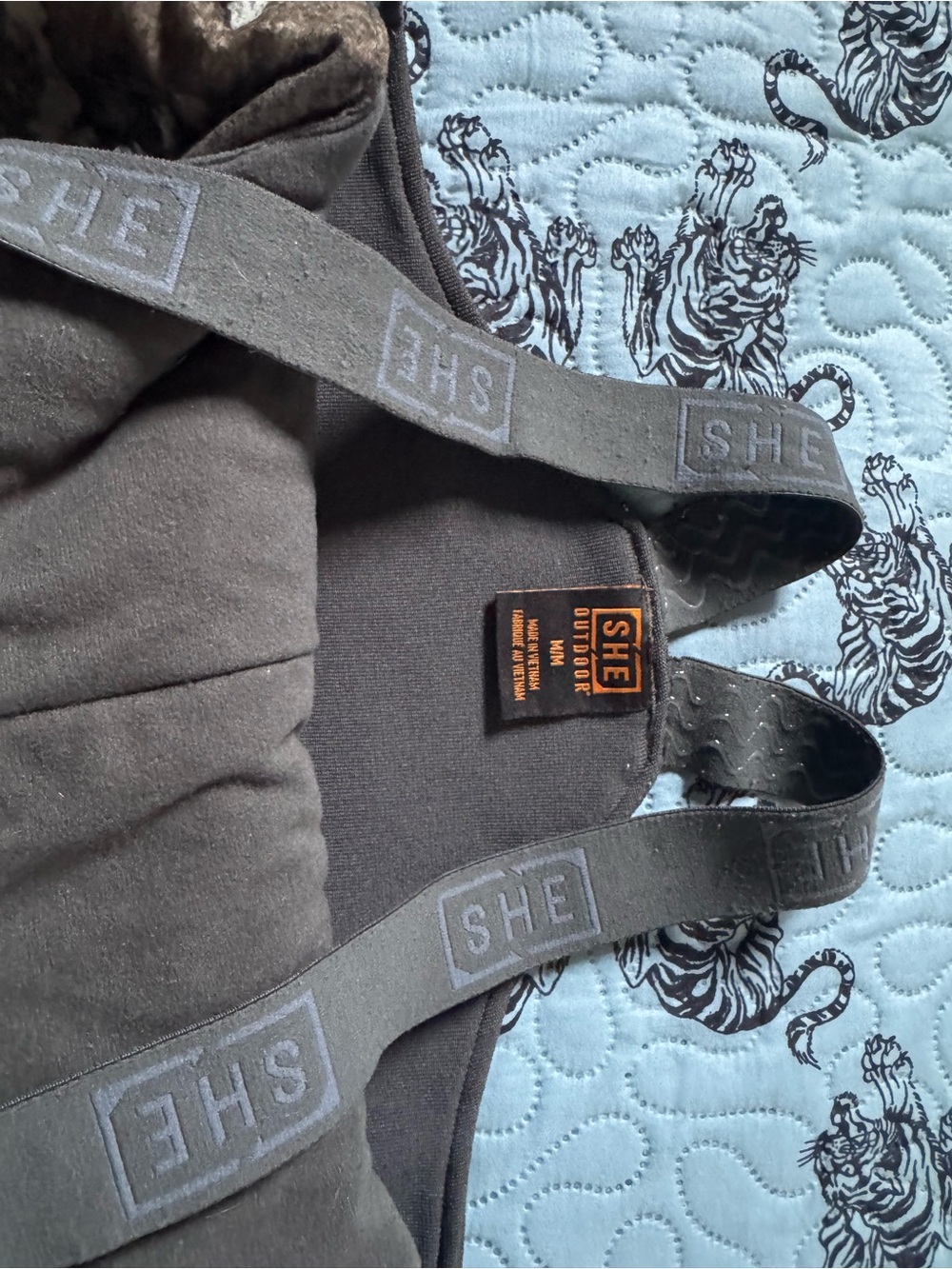 “SHE” women’s outdoor insulated bibs camo - Picture 3 of 5